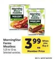 Safeway MorningStar Farms Meatless offer