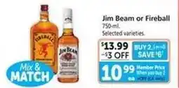 Safeway Jim Beam or Fireball offer