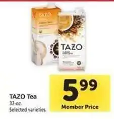 Safeway Tazo Tea offer