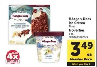 Safeway Häagen Dazs Ice Cream offer