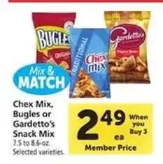 Safeway Chex Mix, Bugles or Gardetto's Snack Mix offer