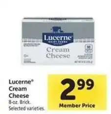 Safeway Lucerne Cream Cheese offer