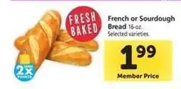 Safeway French or Sourdough Bread offer
