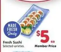 Safeway Fresh Sushi offer