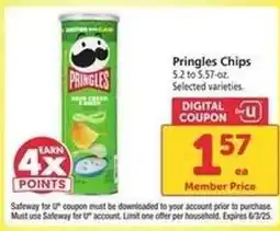 Safeway Pringles Chips offer