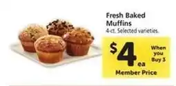 Safeway Fresh Baked Muffins offer
