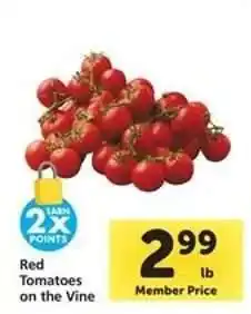 Safeway Red Tomatoes on the Vine offer