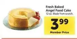 Safeway Fresh Baked Angel Food Cake offer