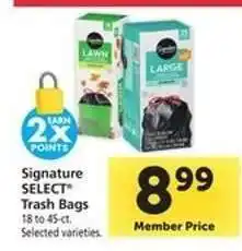 Safeway Signature SELECT Trash Bags offer