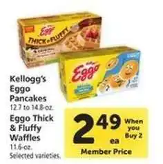 Safeway Kellogg's Eggo Pancakes & Eggo Thick & Fluffy Waffles offer