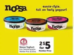 Safeway Noosa Yoghurt offer