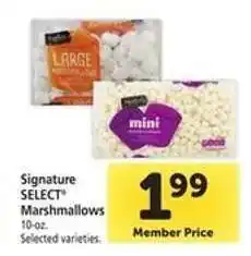 Safeway Signature Select Marshmallows offer
