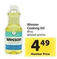 Safeway Wesson Cooking Oil offer
