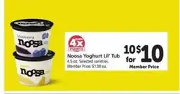 Safeway Noosa Yoghurt Lil' Tub offer
