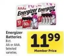 Safeway Energizer Batteries offer