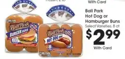 Kroger Ball Park Hot Dog or Hamburger Buns offer