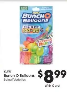 Kroger Zuru Bunch O Balloons offer