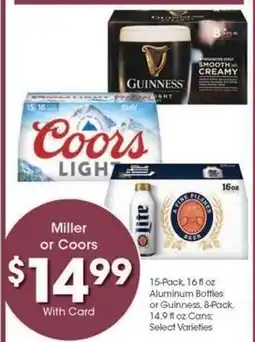 Kroger Miller or Coors offer