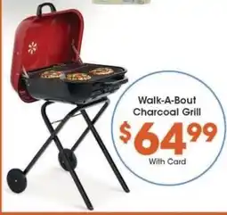 Kroger Walk-A-Bout Charcoal Grill offer