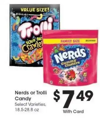 Kroger Nerds or Trolli Candy offer