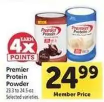 Safeway Premier Protein Powder offer