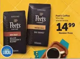 Safeway Peet's Coffee offer