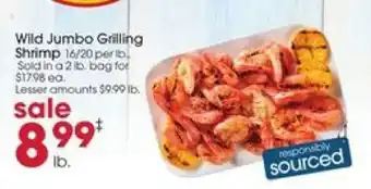 Giant Eagle Wild Jumbo Grilling Shrimp offer