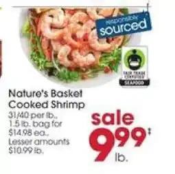Giant Eagle Nature's Basket Cooked Shrimp offer