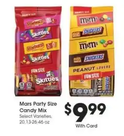 Kroger Mars Party Size Candy Mix offer