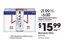 Kroger Michelob Ultra offer