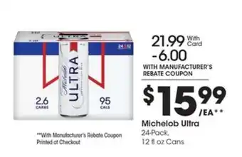 Kroger Michelob Ultra offer