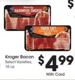 Kroger Kroger Bacon offer
