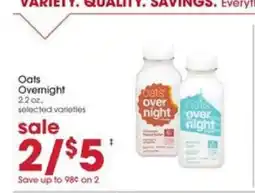 Giant Eagle Oats Overnight offer