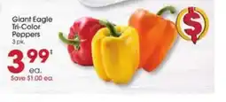 Giant Eagle Giant Eagle Tri Color Peppers offer