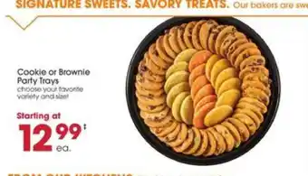 Giant Eagle Cookie or Brownie Party Trays offer