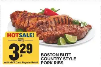 Food Lion Boston Butt Country Style Pork Ribs offer