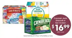 Kroger Cayman Jack, Smirnoff or Sun Cruiser offer