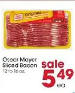 Giant Eagle Oscar Mayer Sliced Bacon offer