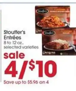 Giant Eagle Stouffer's Entrées offer