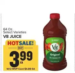 Food Lion V8 Juice offer