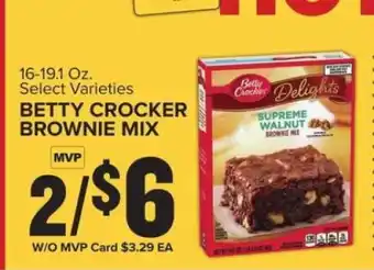 Food Lion Betty Crocker Brownie Mix offer