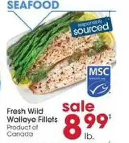 Giant Eagle Fresh Wild Walleye Fillets offer