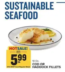 Food Lion Cod or Haddock Fillets offer