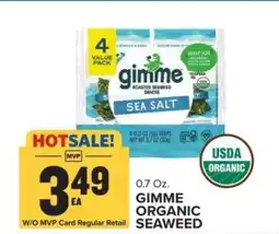 Food Lion GIMME ORGANIC SEAWEED offer