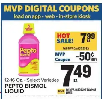 Food Lion Pepto Bismol Liquid offer