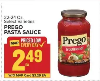 Food Lion Prego Pasta Sauce offer