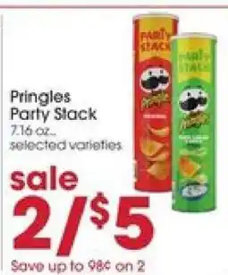 Giant Eagle Pringles Party Stack offer