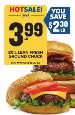Food Lion 80% Lean Fresh Ground Chuck offer
