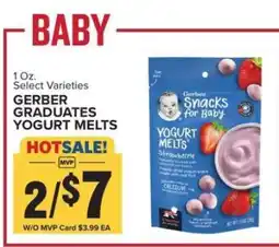 Food Lion Gerber Graduates Yogurt Melts offer