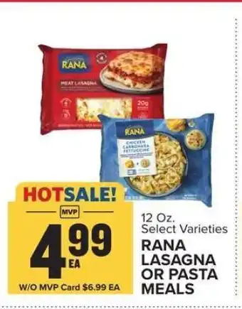 Food Lion Rana Lasagna or Pasta Meals offer